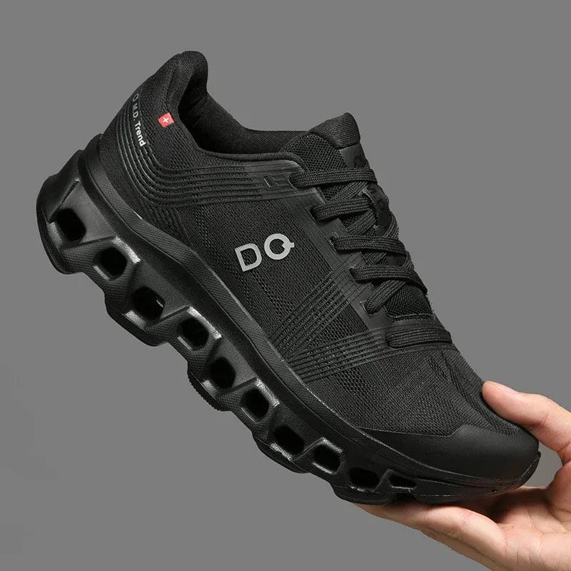 Atmungsaktive, leichte Herrensneakers in Dunkelgrau, Graugrün, Khaki und Schwarz für Komfort und Stil im Alltag.