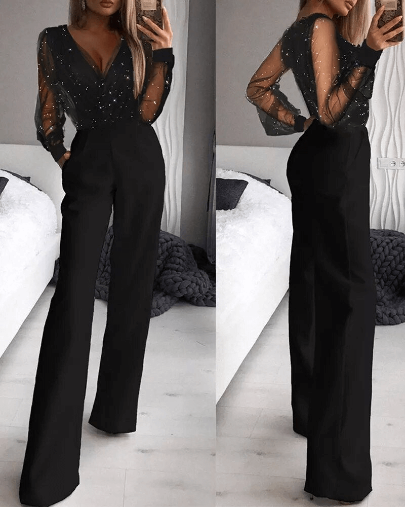 Lässige Einfarbige Jumpsuits