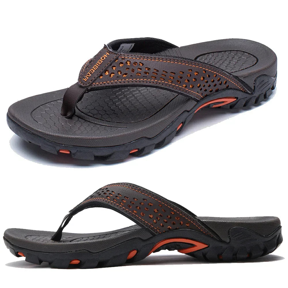 "Ergonomische Herren Slipper, komfortabel & stützend, in Grau, aus atmungsaktivem Material für den täglichen Gebrauch"