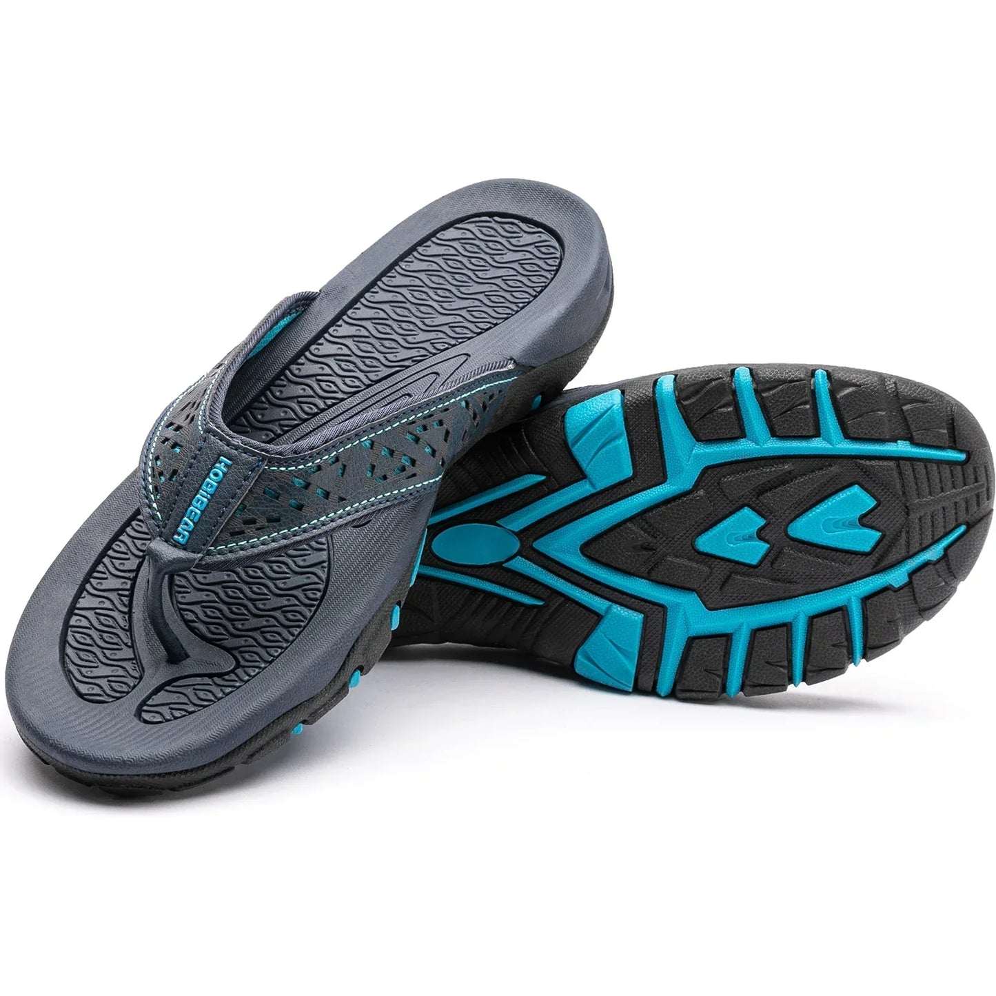 "Ergonomische Herren Slipper, komfortabel & stützend, in Grau, aus atmungsaktivem Material für den täglichen Gebrauch"