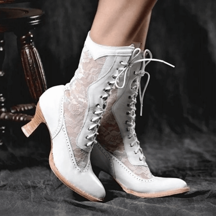 Elegante Vintage-Stiefeletten für Frauen