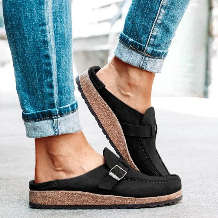 OrthoSlipper - Orthopädische Komforthausschuhe mit Wildleder
