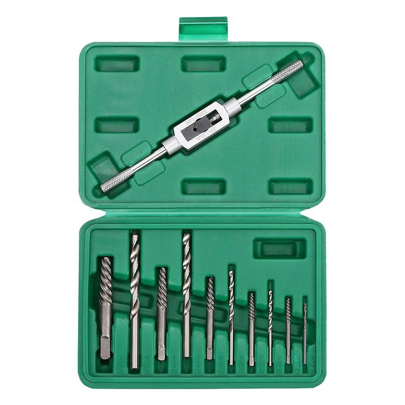 "11-teiliges Schraubenausdreher-Set, Chrom-Vanadium-Stahl, in robustem Koffer, ideal für beschädigte Schrauben"