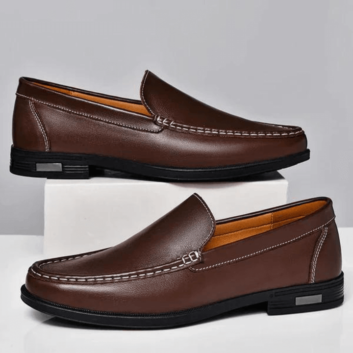 Luxuriöse Loafer aus Italienischem Leder