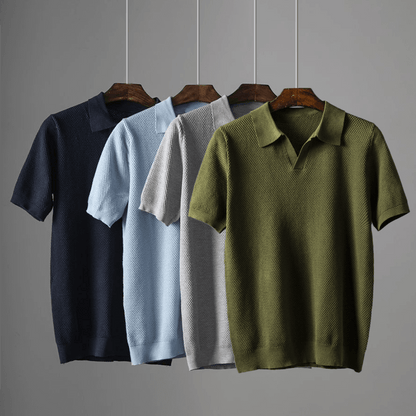 Luxuriöses Poloshirt aus Peruanischer Baumwolle