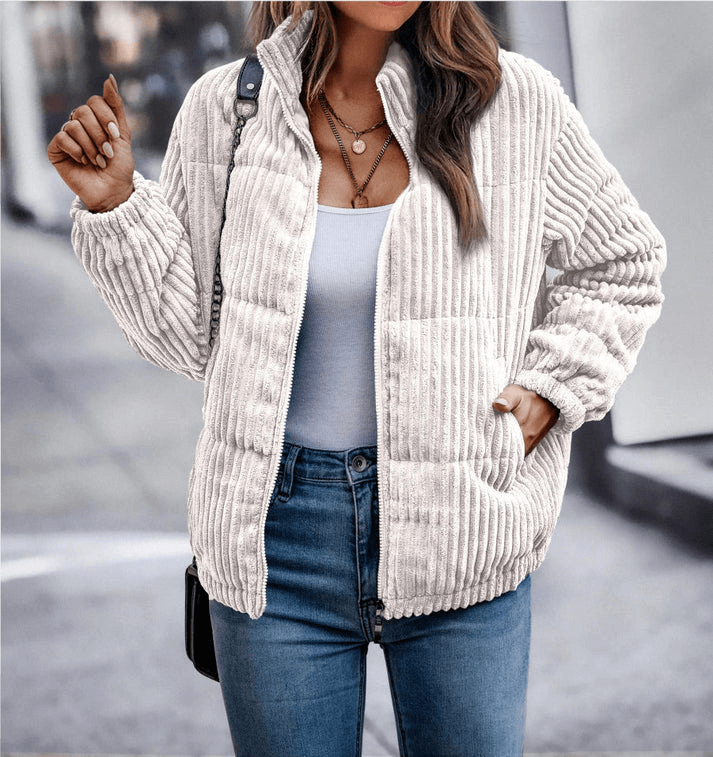 Stylische Jacke mit Wasserdichtem Gewebe