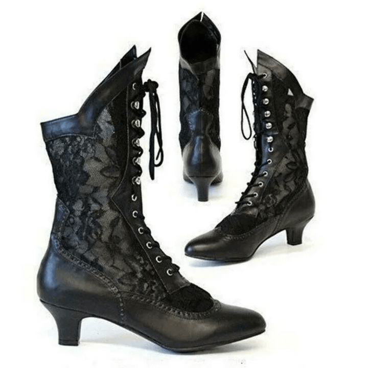 Elegante Vintage-Stiefeletten für Frauen