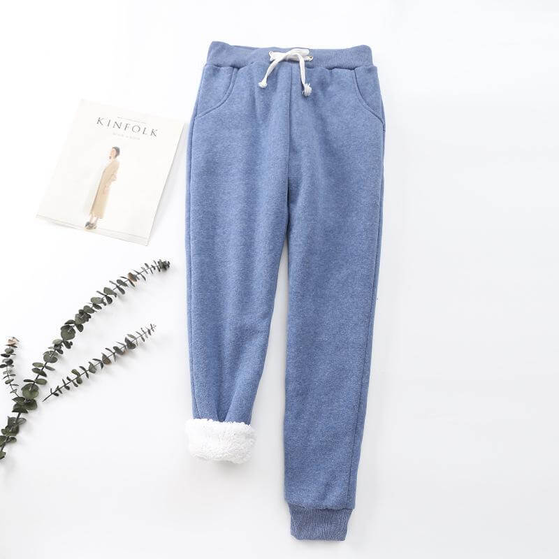 Fodrade Damjoggers med Fickor