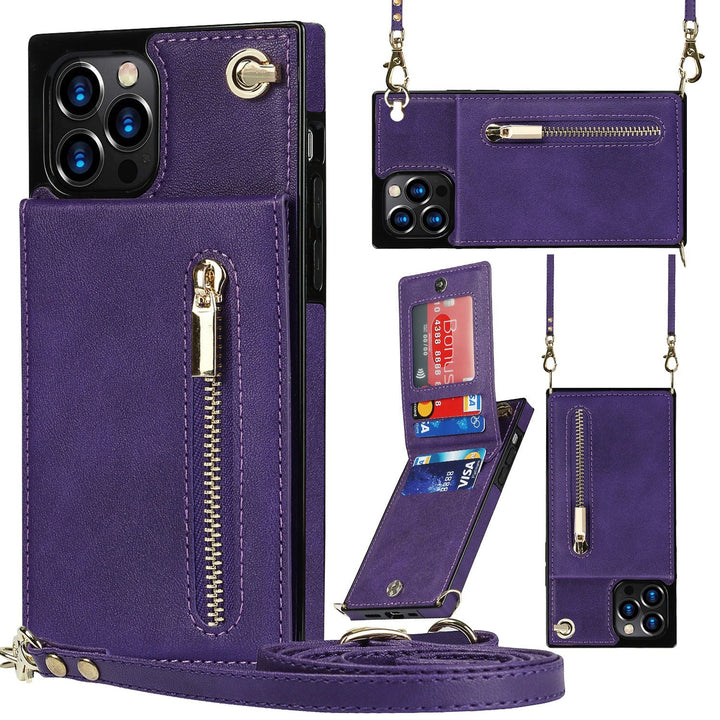 "3in1 Handyhülle Damen, Karten- & Münzfach, Umhängetasche, stilvoll, praktisch, Crossbody, abnehmbarer Gurt, Magnetverschluss