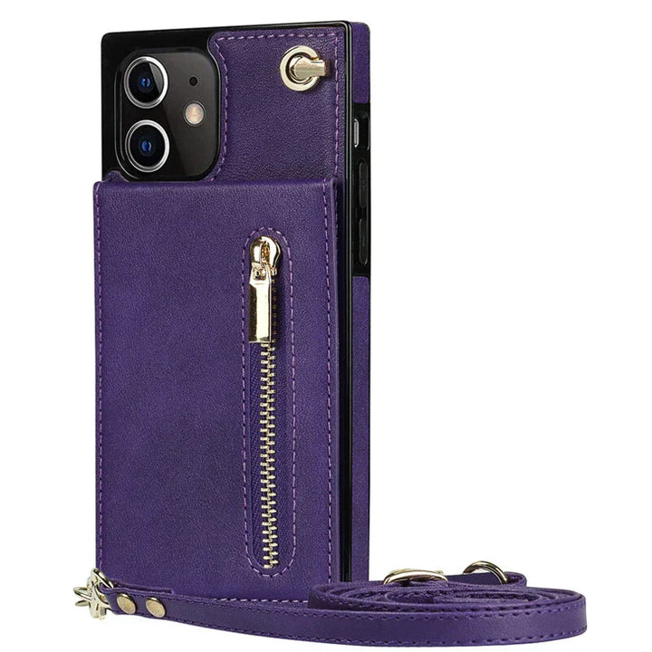 "3in1 Handyhülle Damen, Karten- & Münzfach, Umhängetasche, stilvoll, praktisch, Crossbody, abnehmbarer Gurt, Magnetverschluss