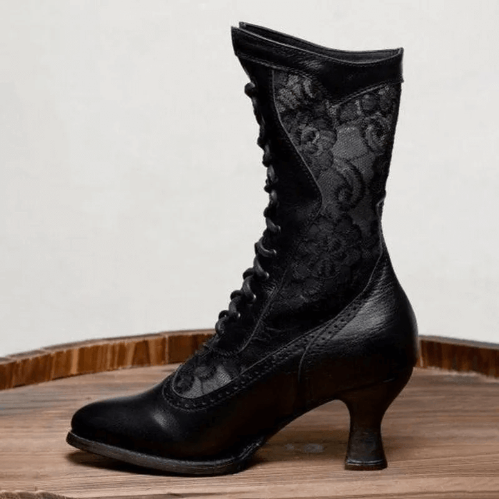 Elegante Vintage-Stiefeletten für Frauen