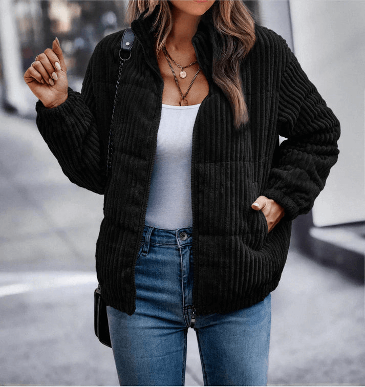 Stylische Jacke mit Wasserdichtem Gewebe