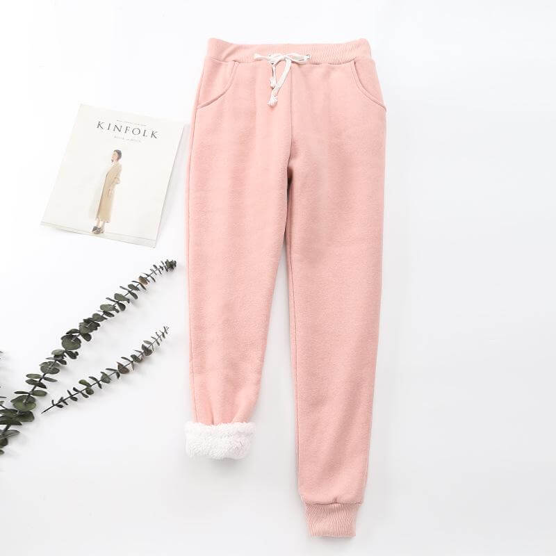 Fodrade Damjoggers med Fickor