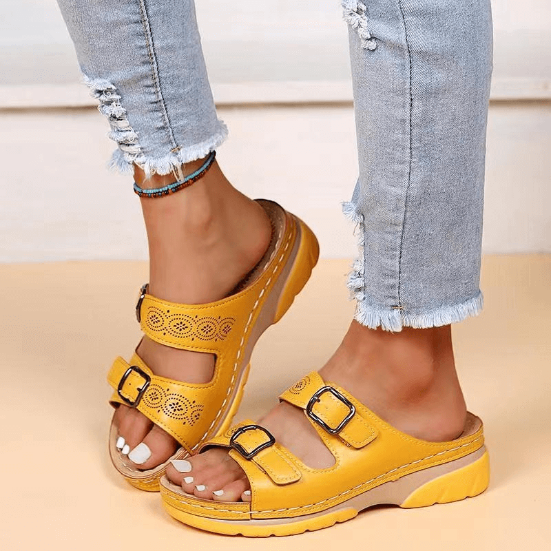 Orthopädische Damen-Sandalen mit Stützfunktion