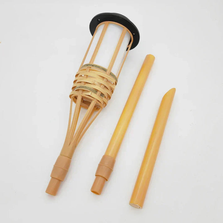 "5er-Set Solar-Fackeln mit flackernder Flammenoptik, warmweiße LED-Leuchten für Garten und Terrasse, wetterfest."