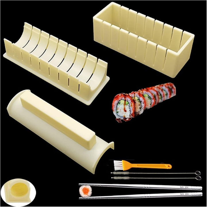 Sushi Maker Set - 11-teilig - Japanische Reisball Formen