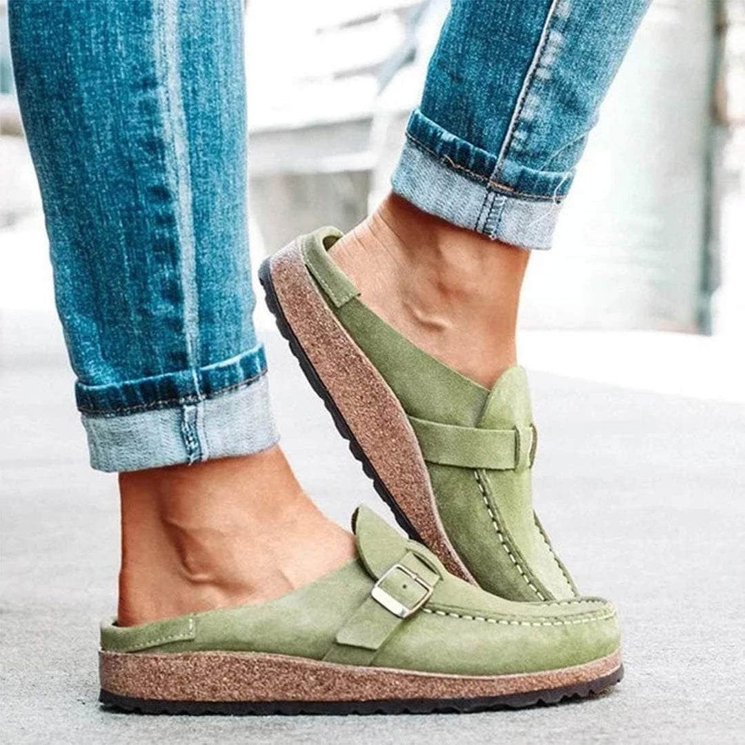 OrthoSlipper - Orthopädische Komforthausschuhe mit Wildleder