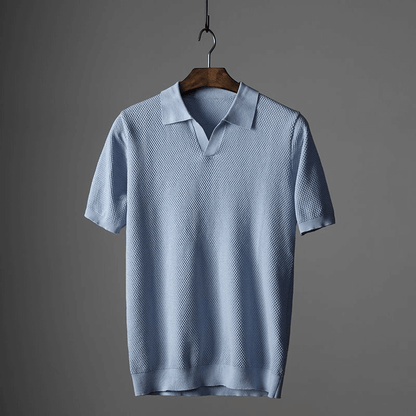 Luxuriöses Poloshirt aus Peruanischer Baumwolle