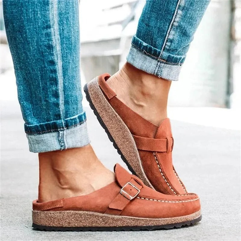 OrthoSlipper - Orthopädische Komforthausschuhe mit Wildleder