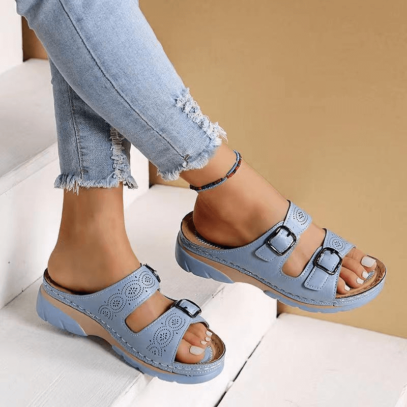 Orthopädische Damen-Sandalen mit Stützfunktion