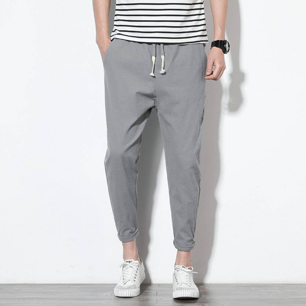 Leichte Herren-Baumwollhose - Komfort und Stil