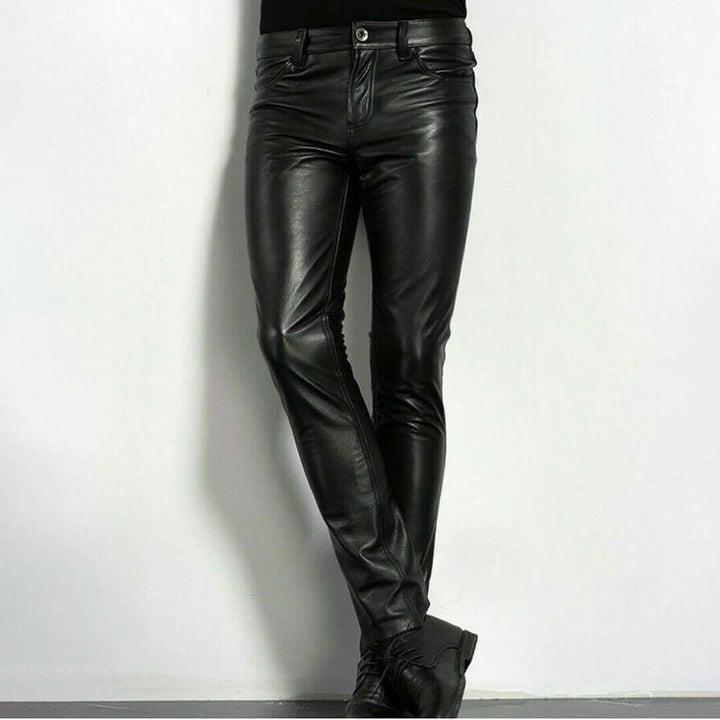 Herren Lederjeans – Stilvoll, Mutig und Ethikbewusst