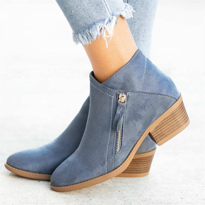 Stylische orthopädische Lederstiefel für Damen