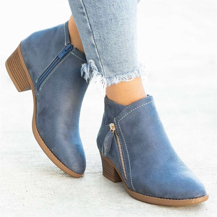 Stylische orthopädische Lederstiefel für Damen