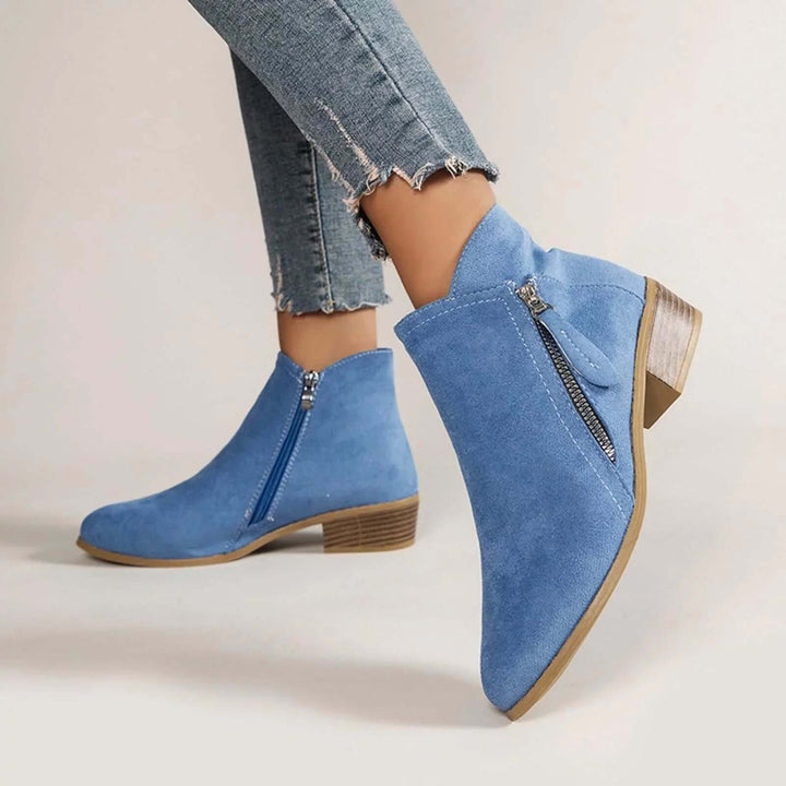 Stylische orthopädische Lederstiefel für Damen