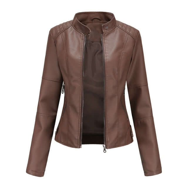 Exklusive Kunstleder-Jacke für Frauen