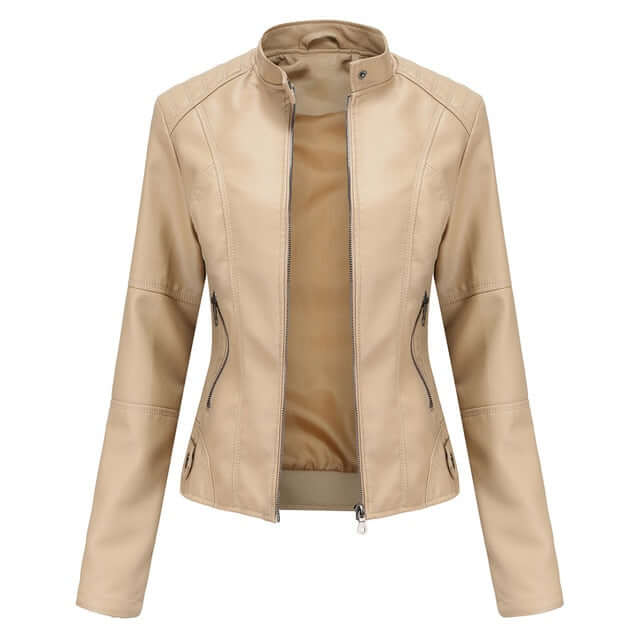 Exklusive Kunstleder-Jacke für Frauen