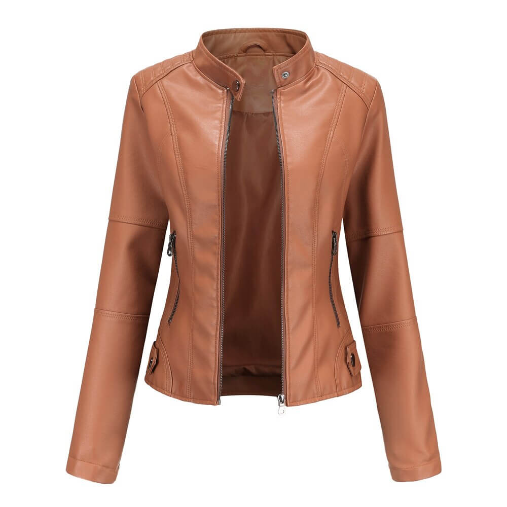 Exklusive Kunstleder-Jacke für Frauen