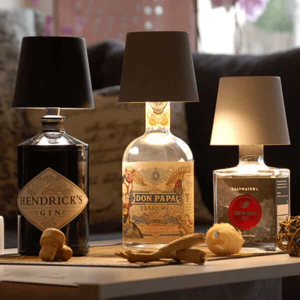 Creative wireless bottle lamp