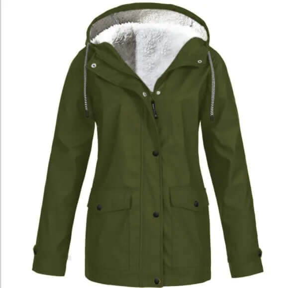 Robuste Wanderjacke mit Kapuze