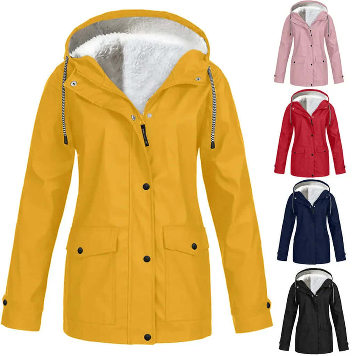 Robuste Wanderjacke mit Kapuze