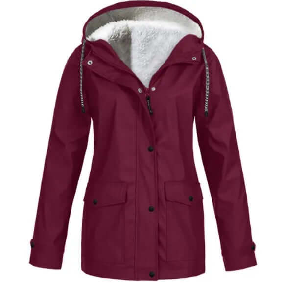 Robuste Wanderjacke mit Kapuze