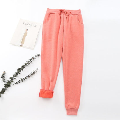 Fodrade Damjoggers med Fickor