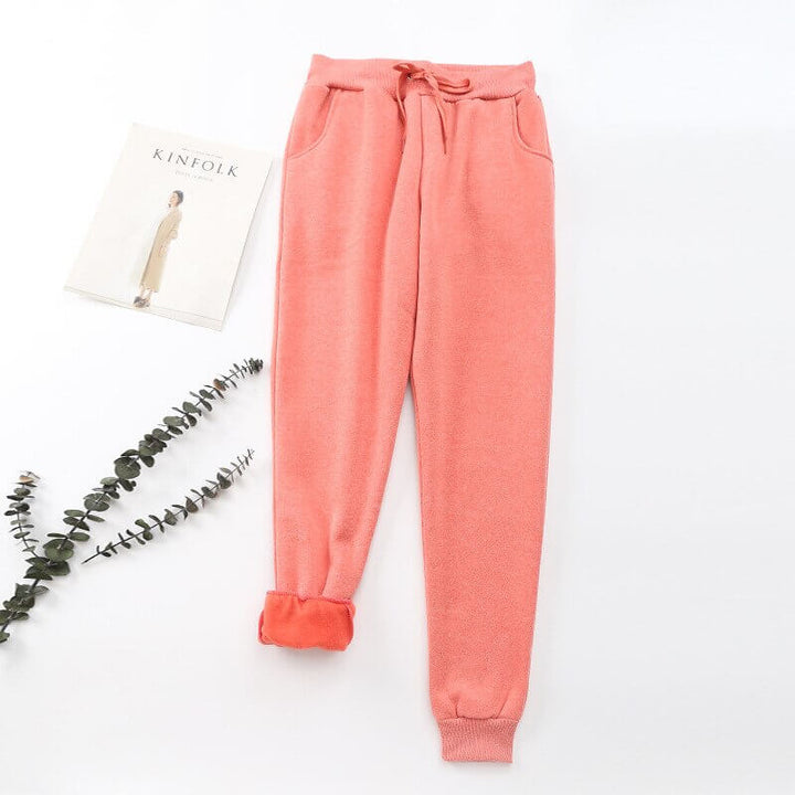 Fodrade Damjoggers med Fickor