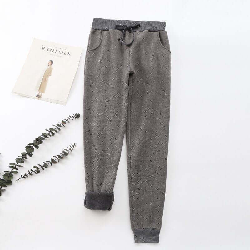 Fodrade Damjoggers med Fickor