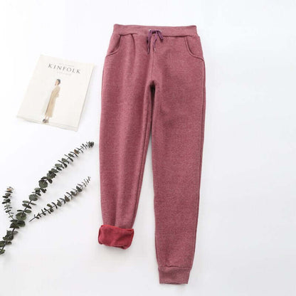 Fodrade Damjoggers med Fickor