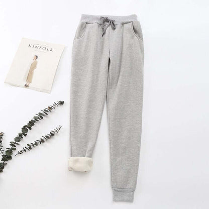 Fodrade Damjoggers med Fickor