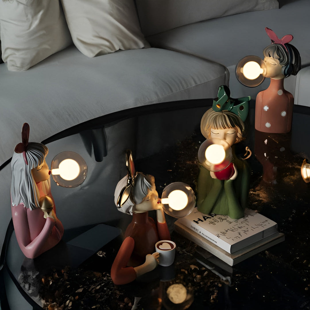 Bezauberndes Design BubbleFairies Tischlampe