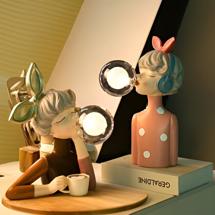 Bezauberndes Design BubbleFairies Tischlampe