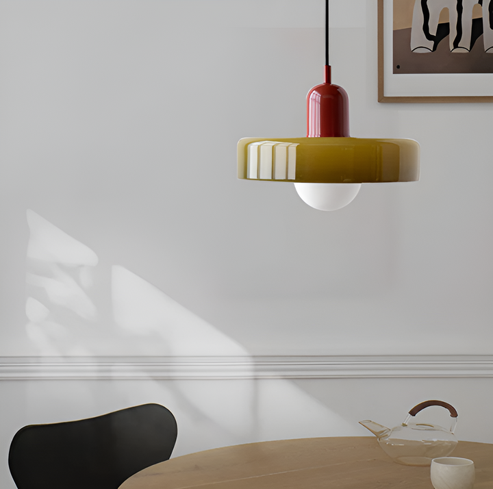 Handgefertigte Glas-Pendelleuchte ChiChandelier