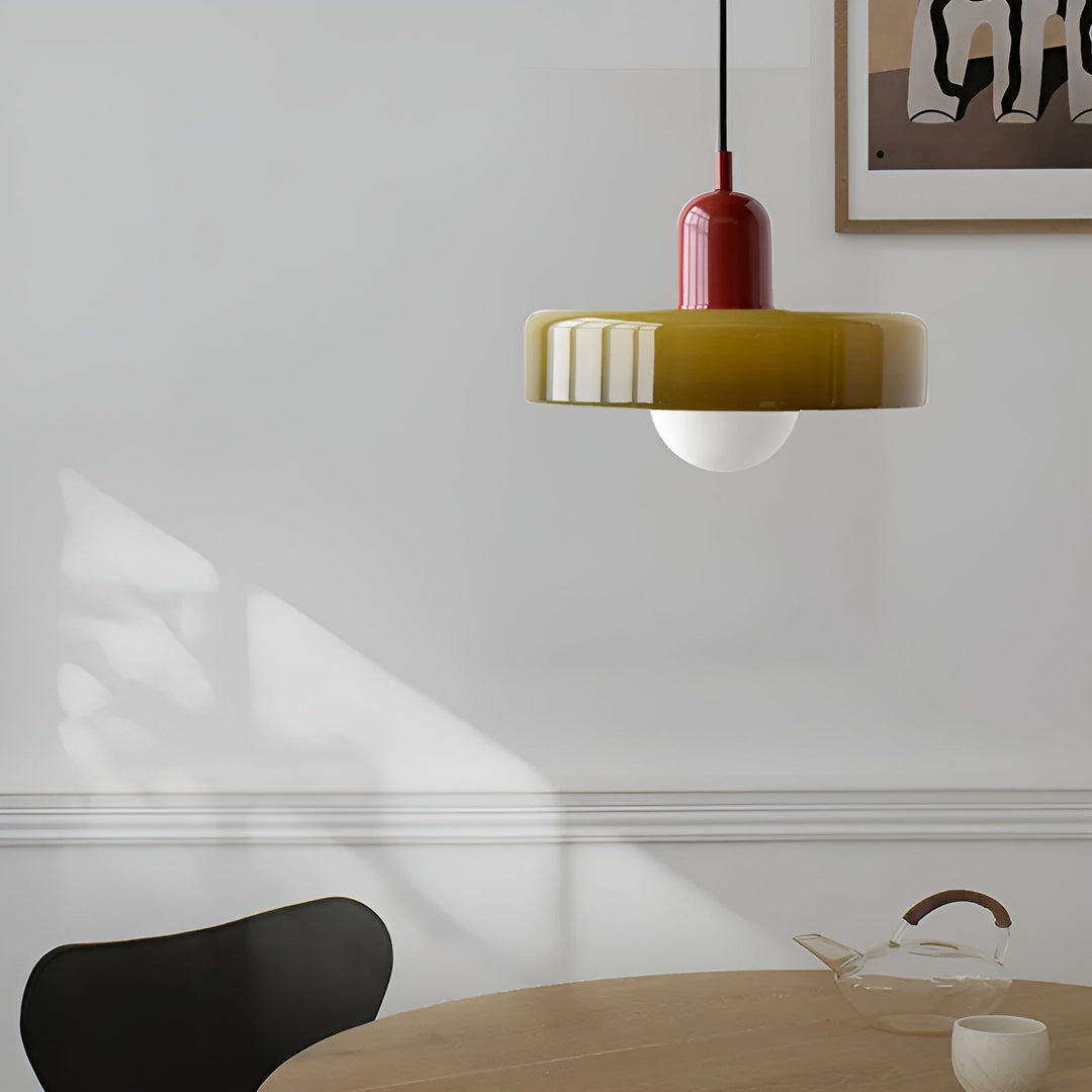 Handgefertigte Glas-Pendelleuchte ChiChandelier