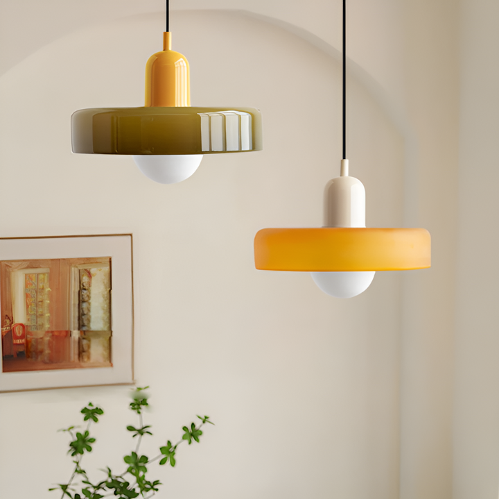 Handgefertigte Glas-Pendelleuchte ChiChandelier