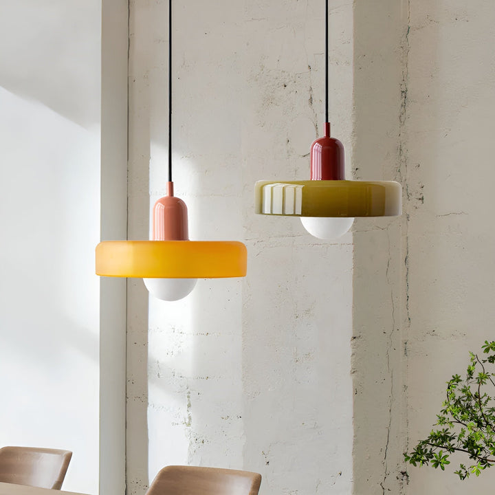 Handgefertigte Glas-Pendelleuchte ChiChandelier