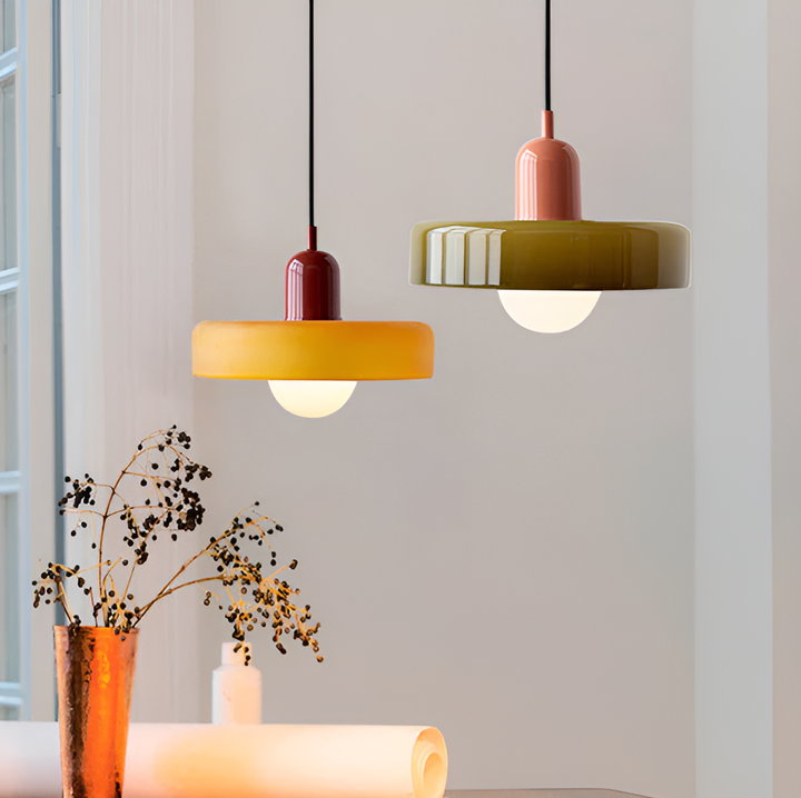 Handgefertigte Glas-Pendelleuchte ChiChandelier