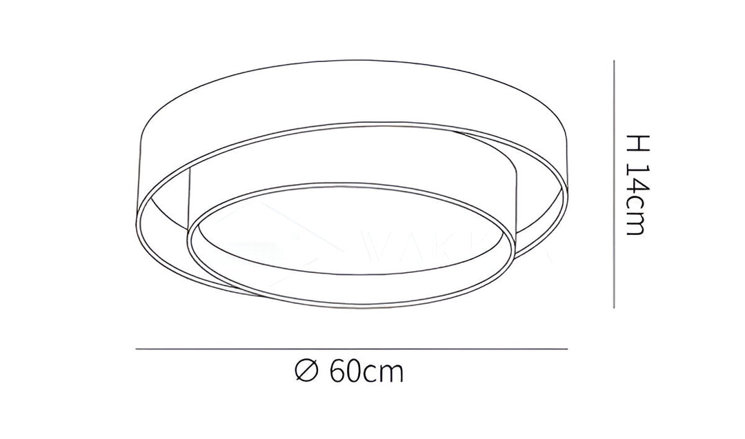 Moderne RingLit LED Leuchte