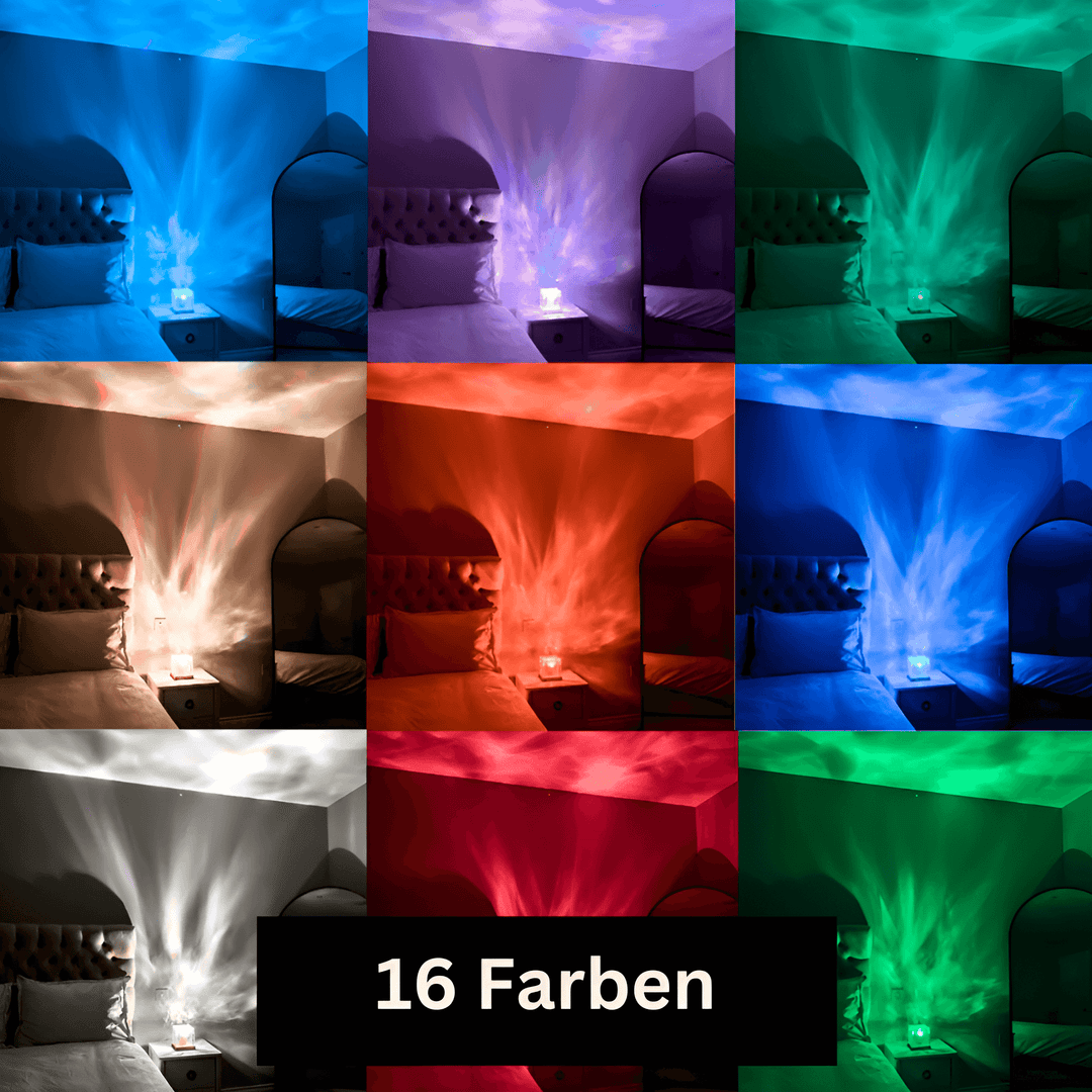 Hypnotisierende Wasserwellen-Lampe